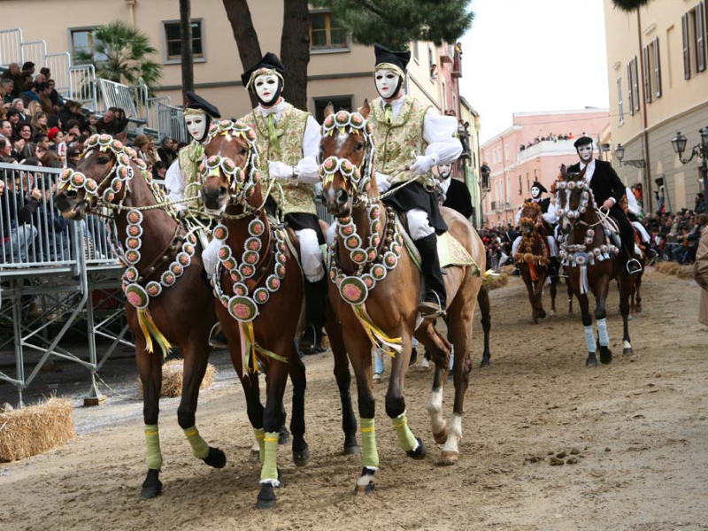 Sartiglia in inverno ad Oristano